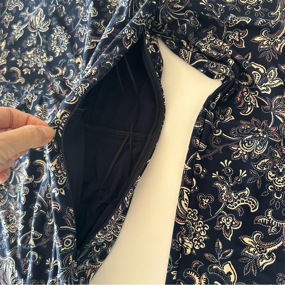 Lauren Ralph Lauren Women's Floral Buckle-Trim Jersey Off the Shoulder Dress 14 - Picture 10 of 16